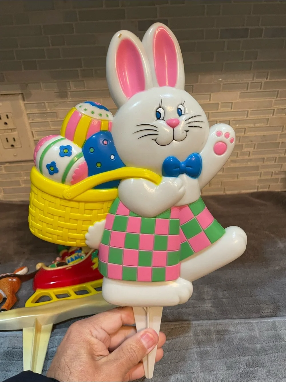 Vintage  Christmas Easter Yard Pick Lot